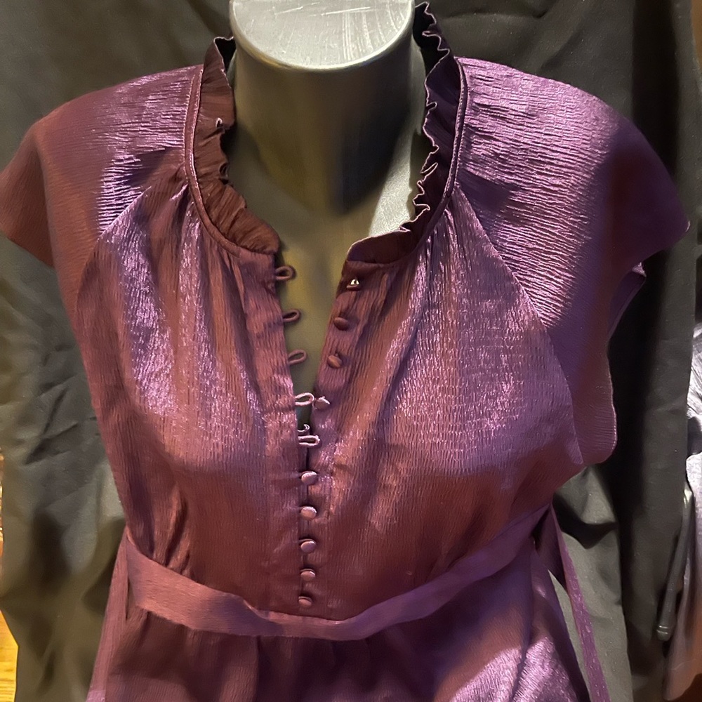 An amazing very slimming purple blouse ! Never worn and in great condition.